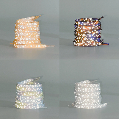 反光星星银河鞋带男女款百搭