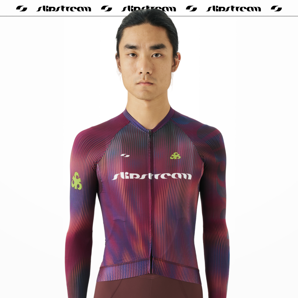 Slipstream 骑行服长袖男款Prime四季防晒透气薄款超轻上衣霓虹彩