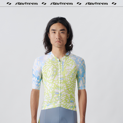 Slipstream骑行服短袖 GT 男士春夏轻量透气速干公路车上衣羽翼蓝