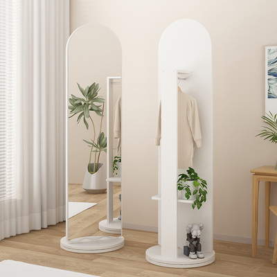 简约拱形可旋转家用穿衣镜更衣镜