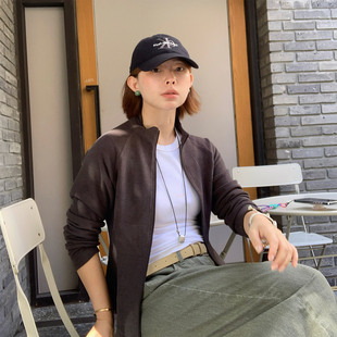 333sss打底可外穿～修身显瘦立领修身长袖T恤卫衣上衣绒绒外套