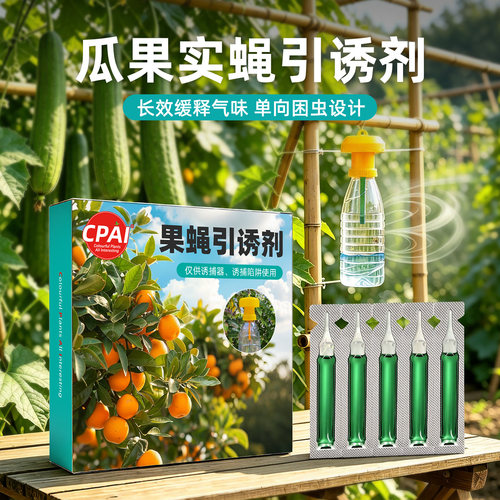果蝇实蝇引诱剂园艺果蝇诱捕神器