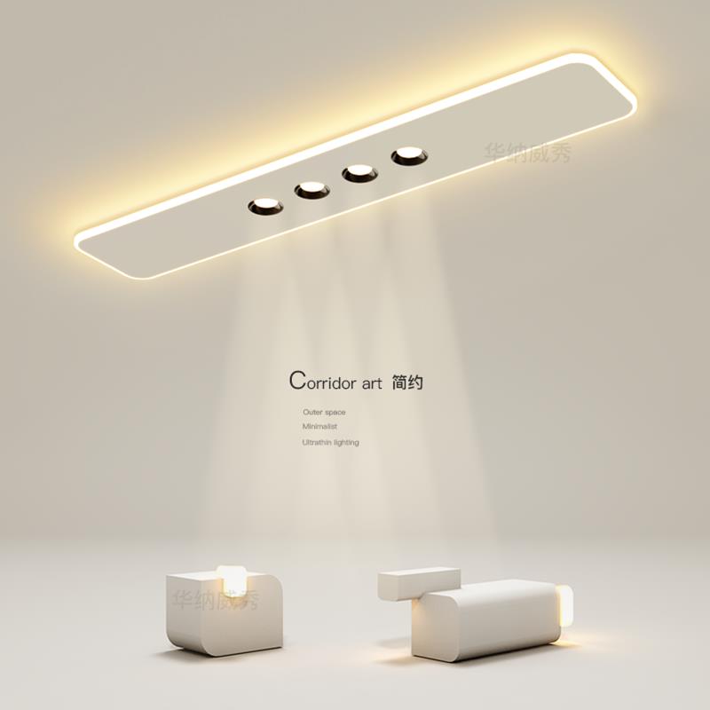 创意过道灯走廊简约现代led吸顶灯长条客厅卧室玄关楼梯中山灯具