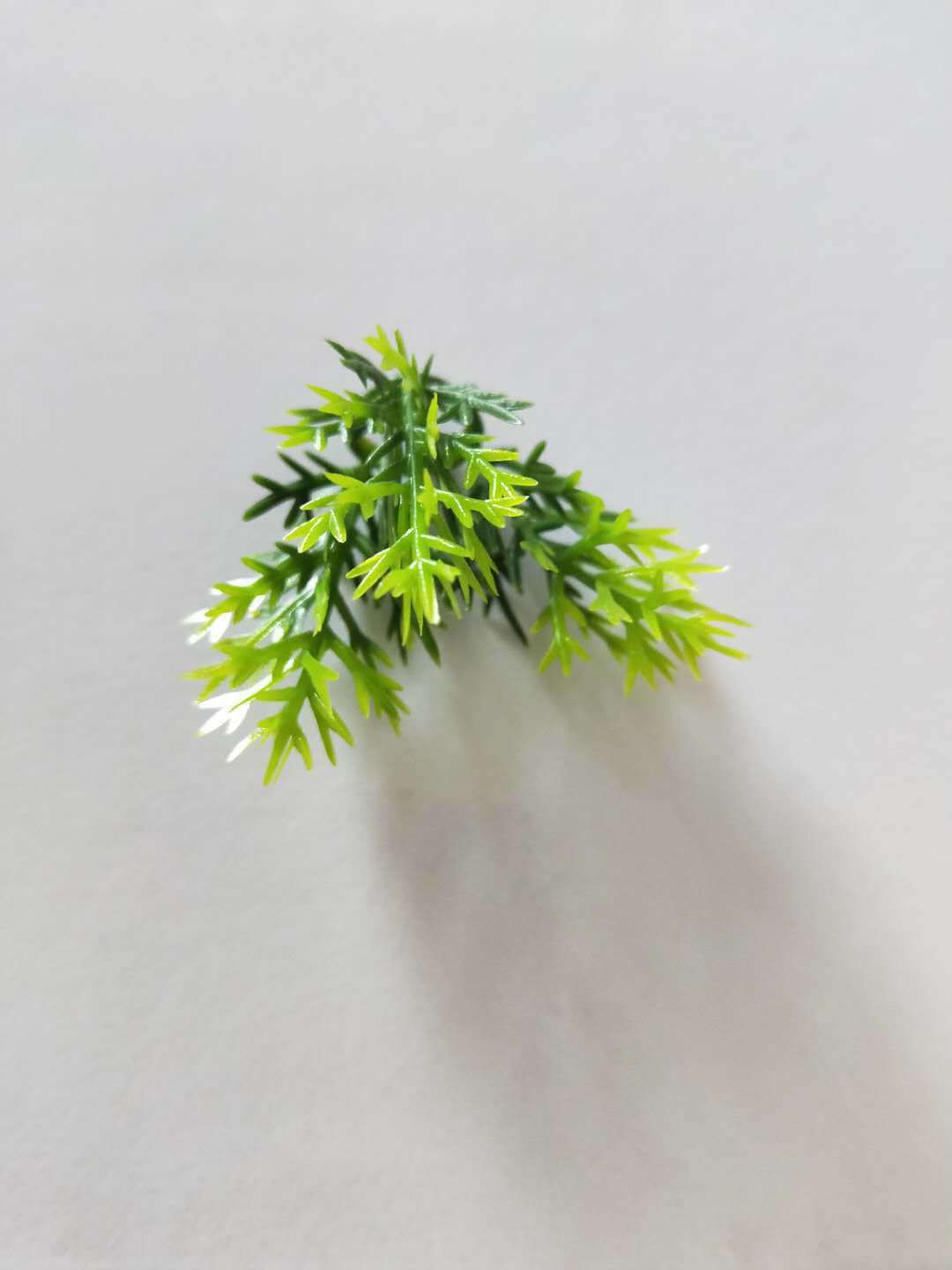 仿真植物造景塑料水草 塑料假松枝叶子工艺品插花迎客松盆景配件