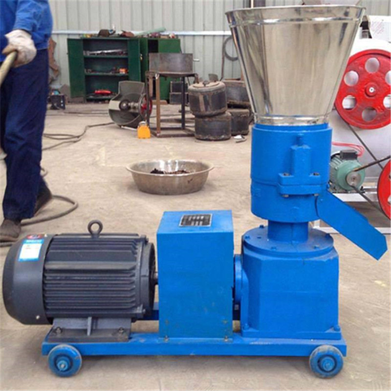 致富商机鸡鸭鹅家用饲料颗粒机 大中小型养殖厂秸秆造粒设备现货