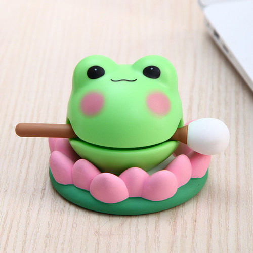 青蛙摆件公德木鱼解压生日礼物品