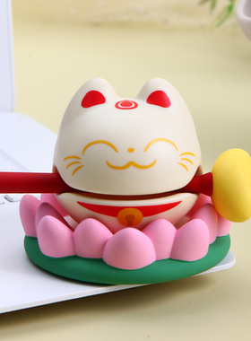 小木鱼解压玩具敲莫生气情绪稳定神器工位招财猫七夕礼物送男女友