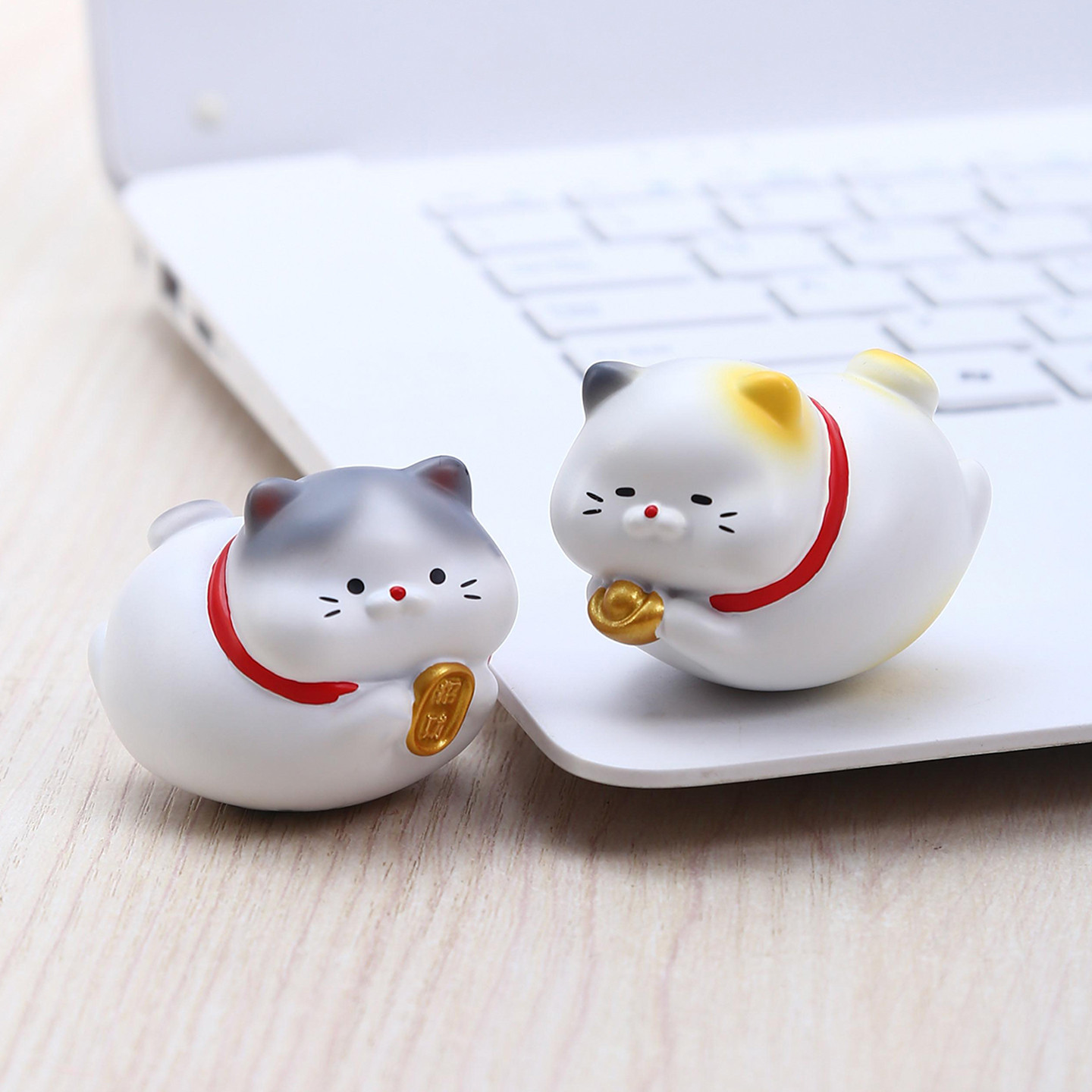解压治愈系摇摇乐招财猫装饰摆件