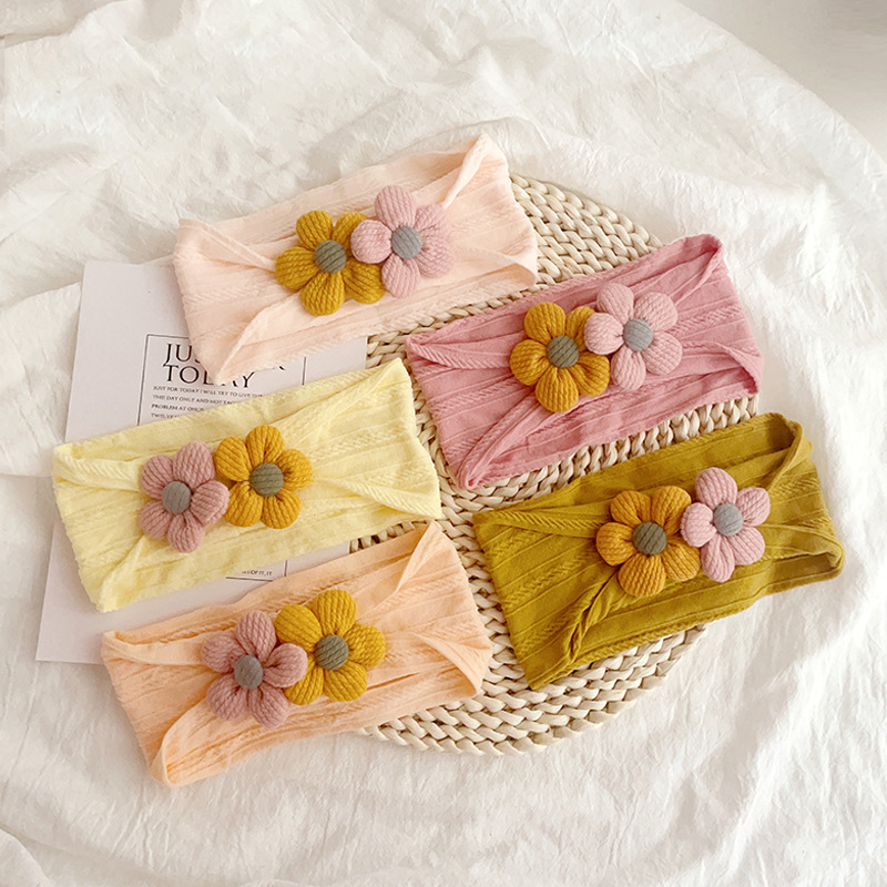 韩版女宝宝护囟门发带弹力大