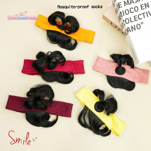 仿真婴儿假发发带拍照道具