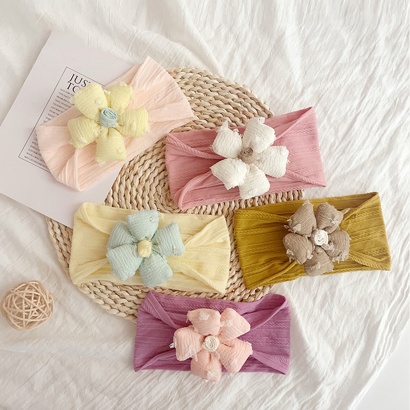 韩版女宝宝护囟门发带弹力大不勒