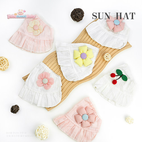 婴儿帽子夏季薄款空顶帽