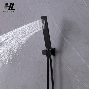 DISTIV暗装花洒配件入墙式手喷支架墙座下出水内嵌隐形预埋式花洒