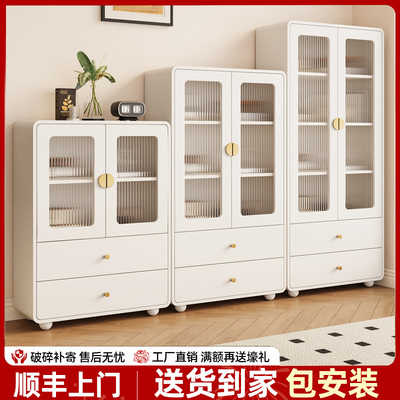 实木书柜储物柜一体家用置物柜