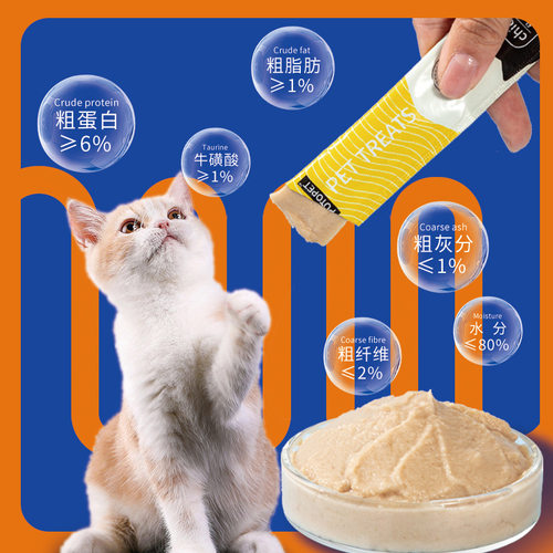 跨境热销-品质猫条（不吃包退）