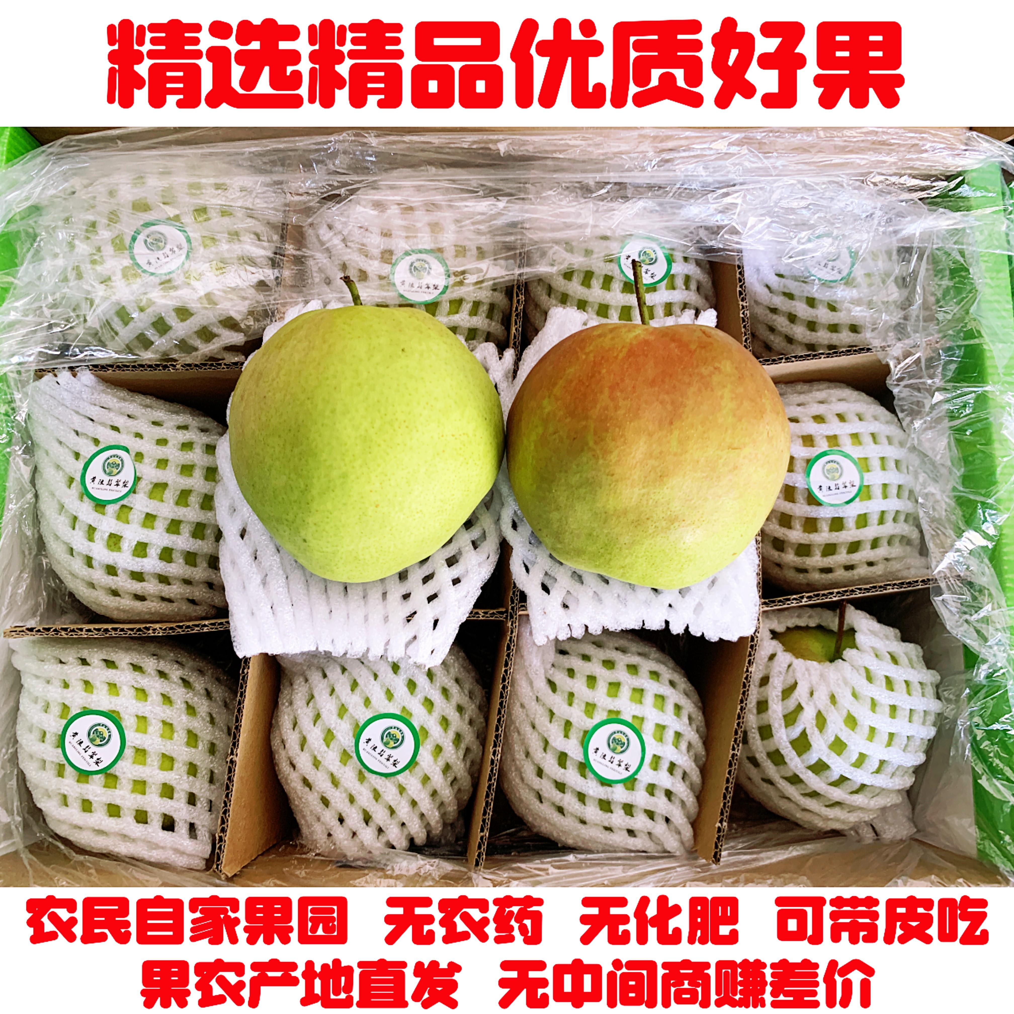 翡翠梨一级品香梨新鲜水果礼盒装
