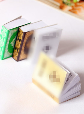 【清仓】1:12迷你娃娃屋袖珍家具装饰书本BJD场景拍摄可翻页书本