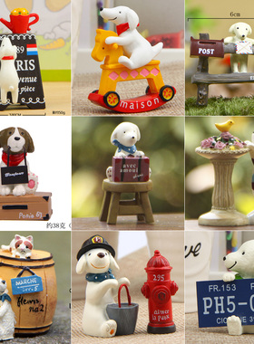 日式摆件树脂卡通桌面造景