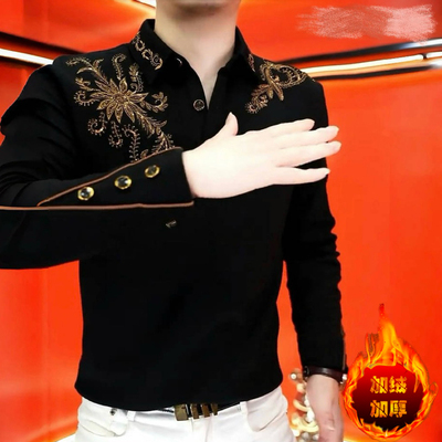 《凤尾衔花》2025秋季新款卫衣男士商务潮流百搭套头长袖帅气时尚