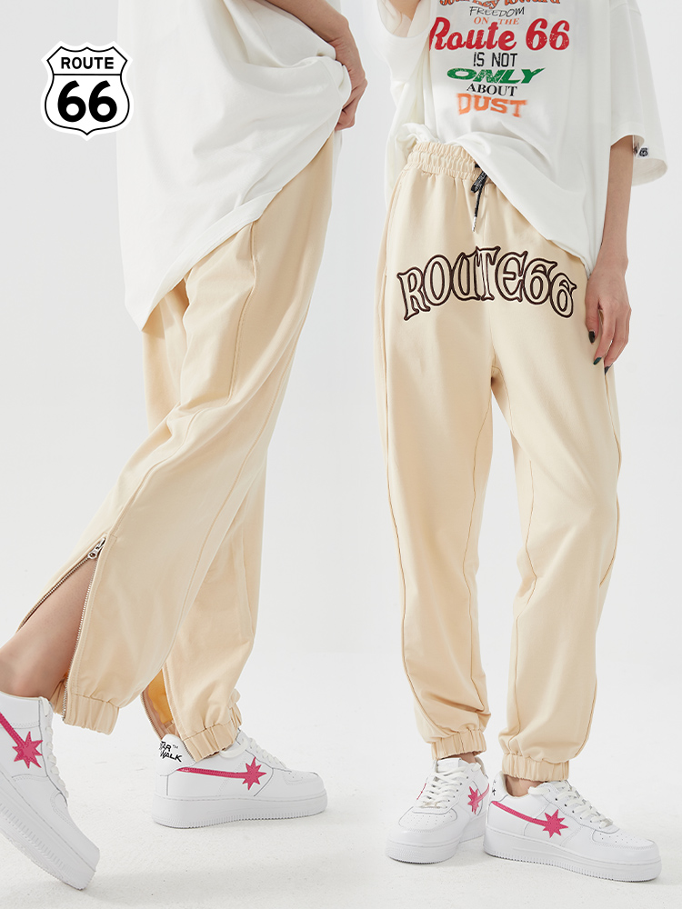 长裤休闲裤ROUTE66宽松美式休闲