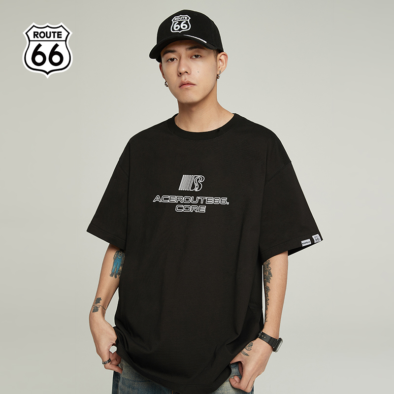 ROUTE66美式高街潮流印花T恤