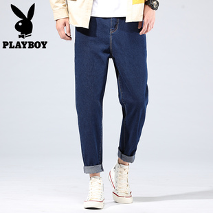 休闲阔腿哈伦长裤 断码 老爹裤 男直筒宽松小脚春夏款 子潮 清仓牛仔裤