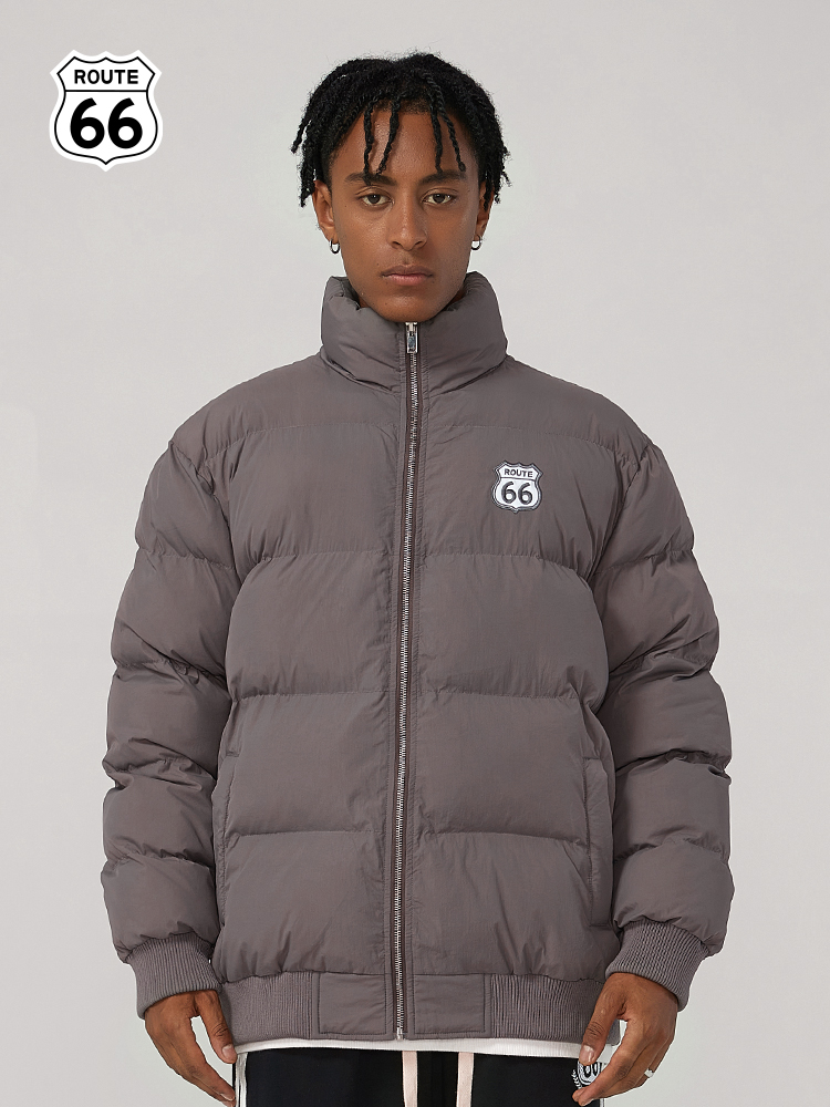 新款加厚保暖棉服66号公路秋冬