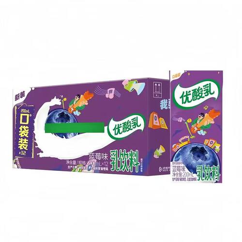 抢购中】8月产优酸乳蓝莓味整箱