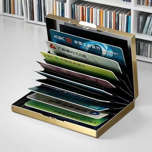 【立减50元】卡包收纳防盗刷金属卡包证件包不锈钢