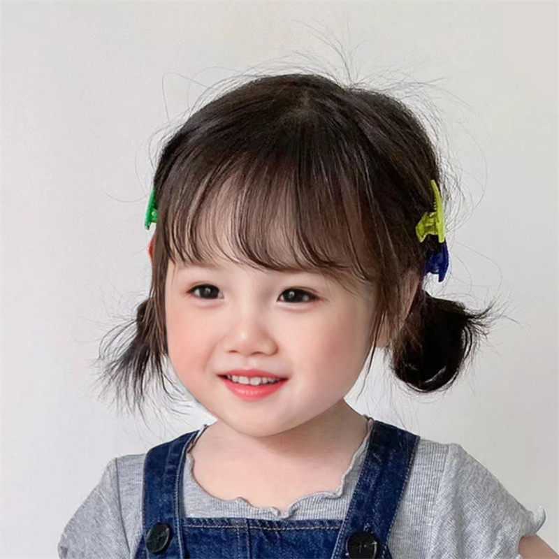 儿童假发双丸子仿真波波头套可爱