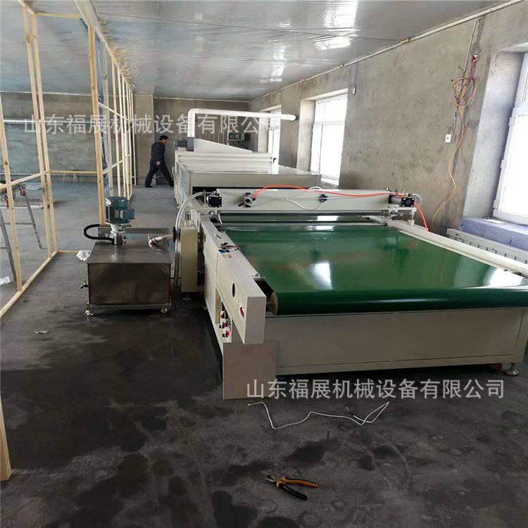 光油UV淋慕机 大板移门衣柜门uv高光淋涂机 密度板淋涂机