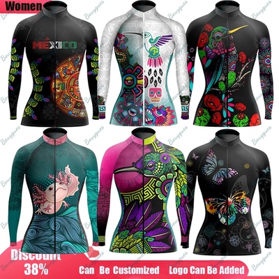 Women's Cycling Jersey MTB Jersey Bicycle Team Cycling Shirt