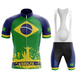 2025 Sleeve Brazil Club Set Short Summer Cycling Man