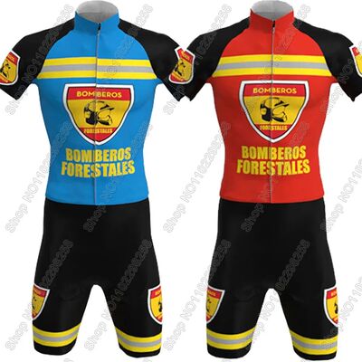 2025 Firefighters of Espana Cycling Jersey Set Summer Men Sh