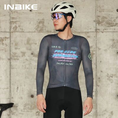 INBIKE 2025 Cycling Jersey Men Long Sleeve Road Bike Jerseys