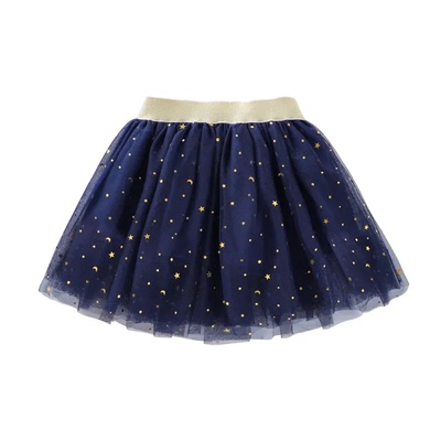 Fashion Kids Girls Mesh Skirts Princess Pretty Stars Fluores