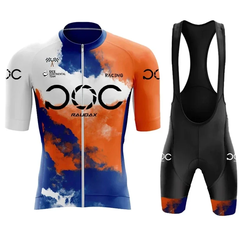 2024 RAUDAX POC New Men's Cycling Set Road Bicycle Breathabl