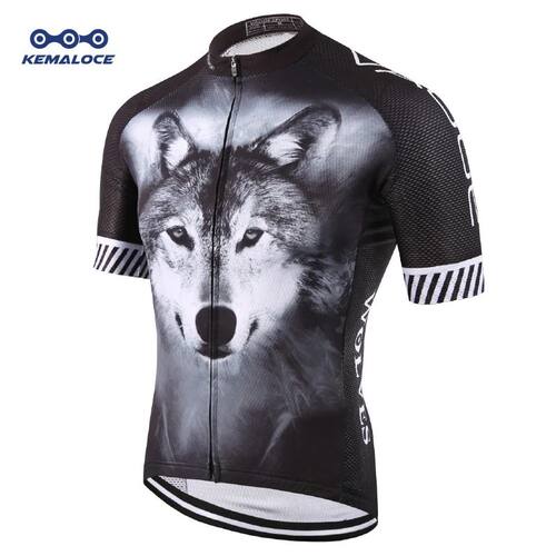 KEMALOCE Cycling Jersey 2022 Wolf Pro Unisex Cyclist Sport O