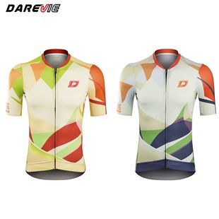 DAREVIE Man Cycling Maillot 4-Way Strech Moisture-Wicking Tr