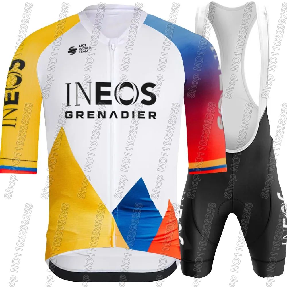 Ineos Grenadier Team 2025 Cycling Jersey Set Colombian Champ