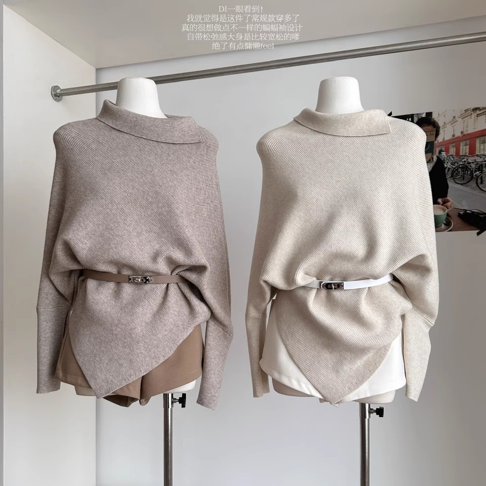 质感毛衣绝美巨好看高领针织衫