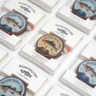 燕十山荐鹈鹕钓PWS小物钓成品线组溪流进口鱼线木制浮漂鳑鲏白条