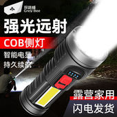 探路蜂 手电筒强光可充电户外钓鱼远射工作灯家用 EWPLIREWASP