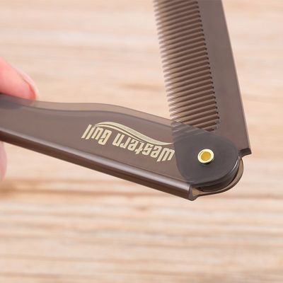 男士油头梳子便携折叠梳背头蓬松造型梳纹理定型旅行梳刘海女家用