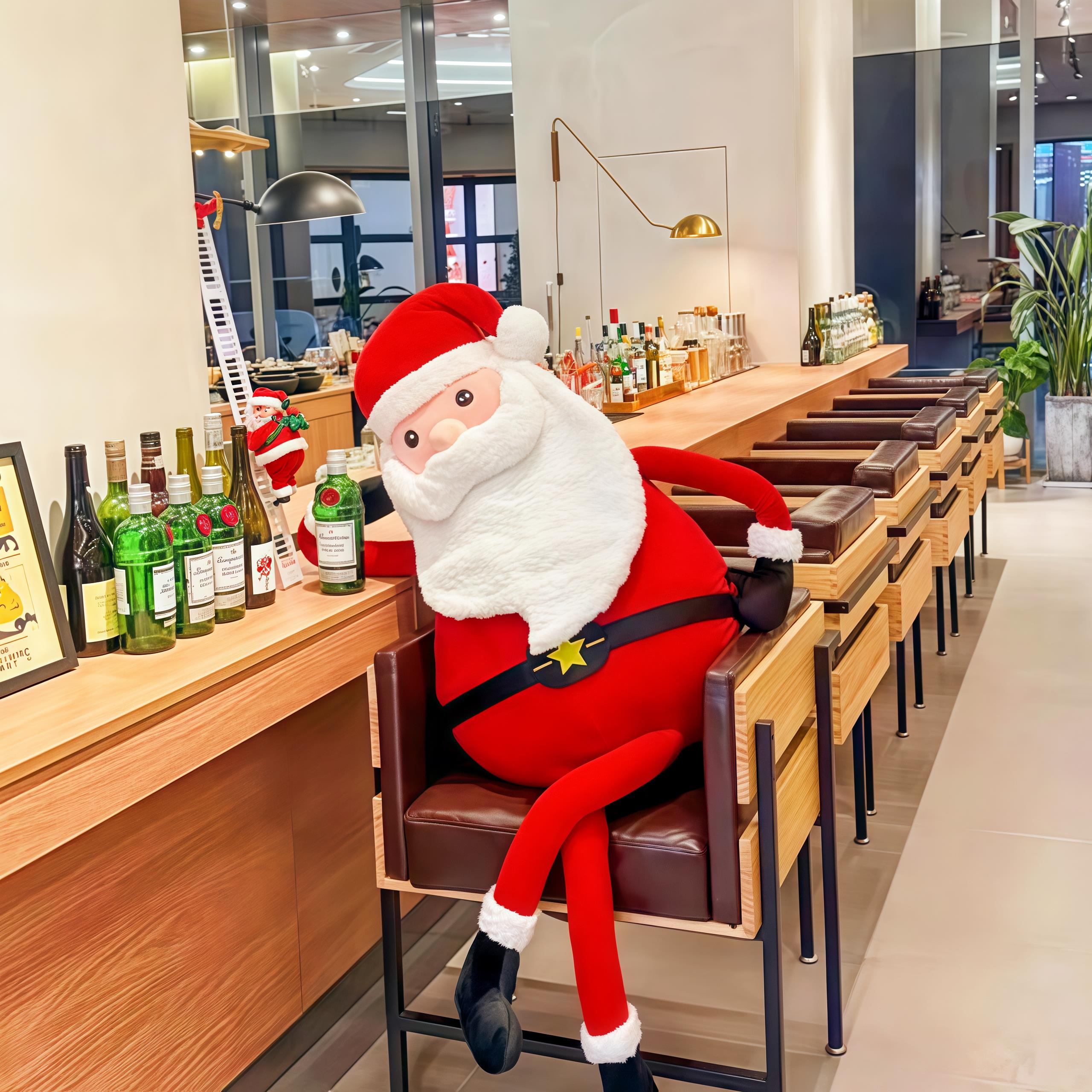 圣诞老人玩偶公仔摆件节