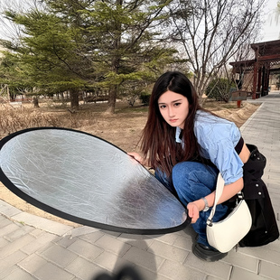 反光板摄影60/80/110cm五合一金银两用补光板可折叠便携式打光板