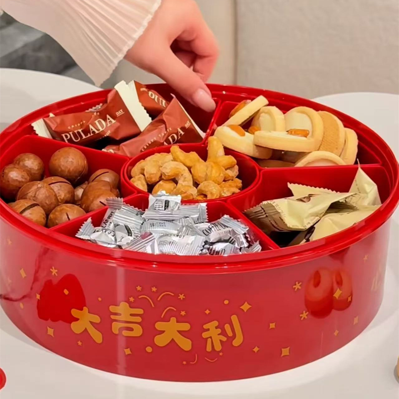 哇噻这个新年果盘也太好看了吧