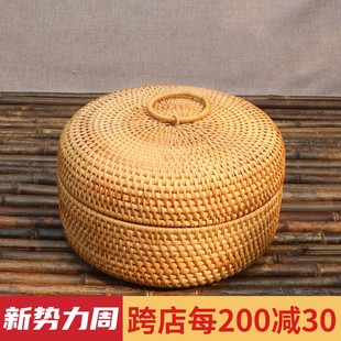 欧式 越南进口出口北欧水果篮手工藤编水果盘客厅茶几创意家用个性