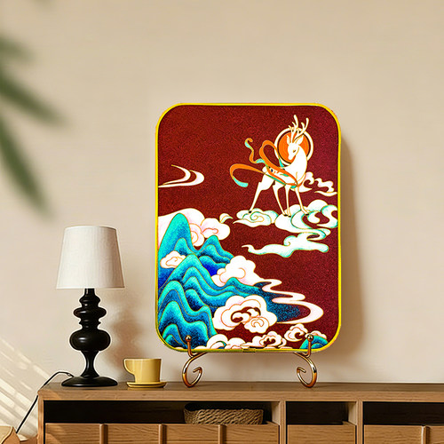 敦煌九色鹿景泰蓝掐丝珐琅材料包
