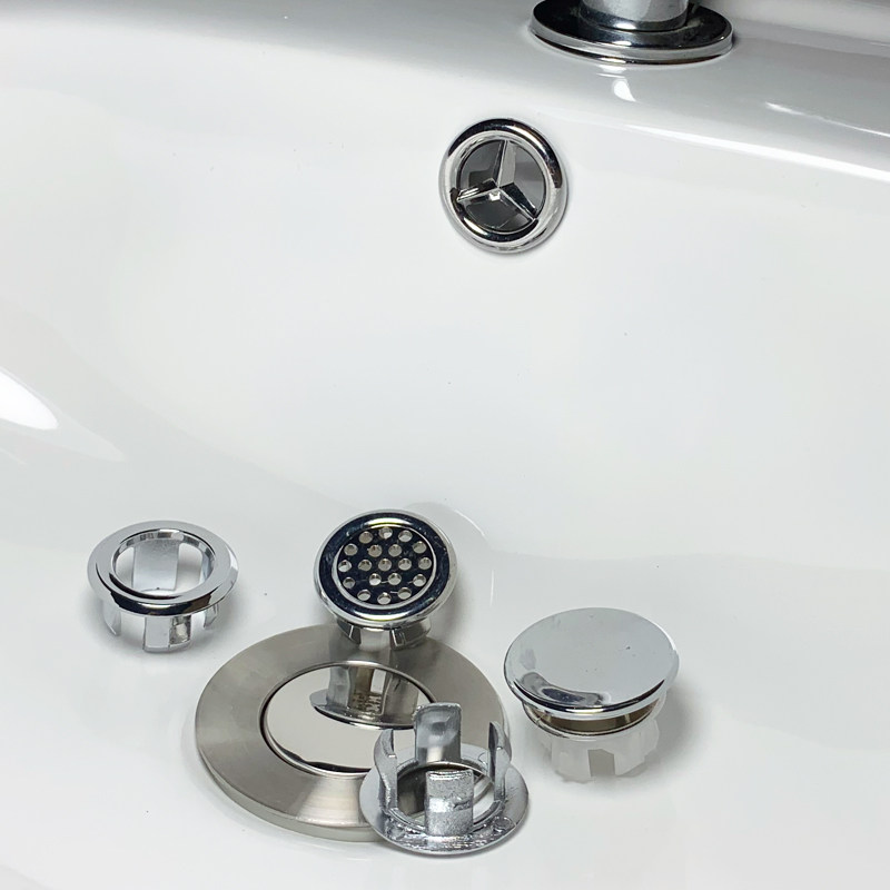 洗脸盆溢水口装饰盖洗手池溢水孔塞陶瓷面盆台盆溢水孔装饰盖配件